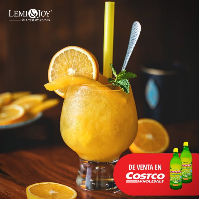 Refresco de limón y naranja